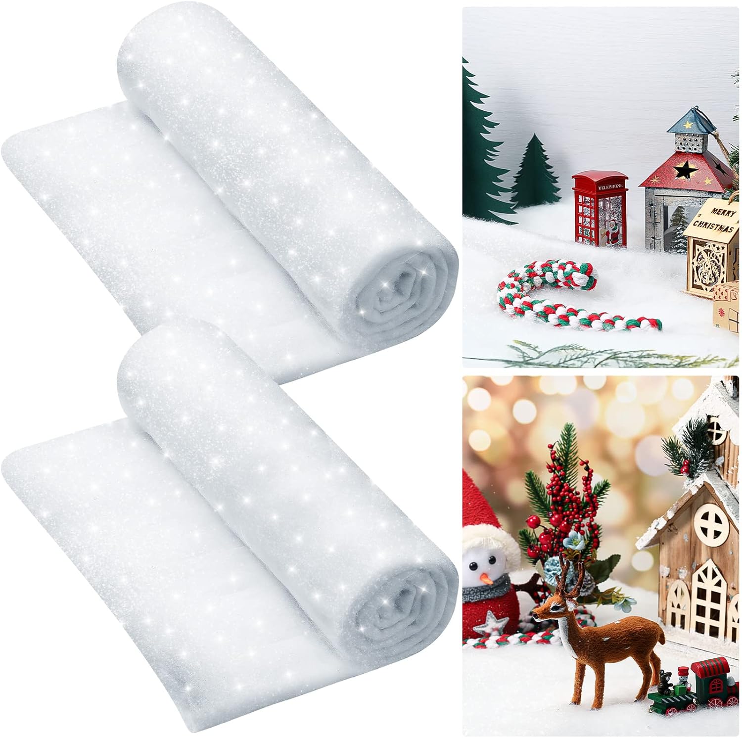 Manta Nieve Falsa 4,9x6,5 ft Manta Nieve Falsa 4,9x6,5 ft
